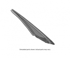 Rear right blind glass vent Chevrolet Impala 14-20