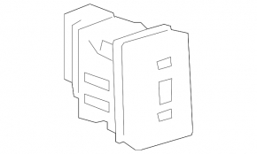 Parking assistant button Toyota Prius V 12-17
