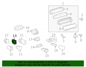 Parking assistant button Toyota Prius V 12-17