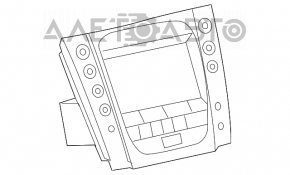 Monitor, display, navigation Lexus GS350 GS430 06-06 black