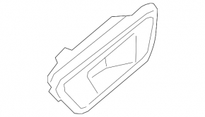 Door handle inner rear right Ford Ecosport 18-22