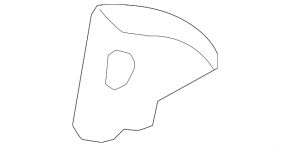 Front right exterior mirror plug Audi A4 B8 08-16 with tweeter