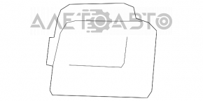 Ventilation shield left Porsche Macan 15-