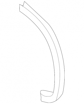 Trunk lid hinge trim left Audi A3 8V 15-20 4d, 5d black