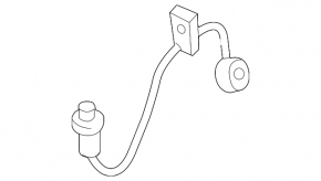 Brake hose rear left Lexus ES300 ES330