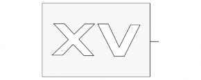 Subaru XV Crosstrek 13-17 rear emblem