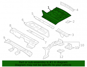 Porsche Cayenne 19-23 trunk trough