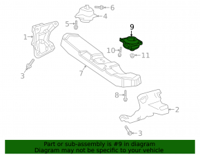 Automatic transmission mount G-class W463 G550 19-24 4.0