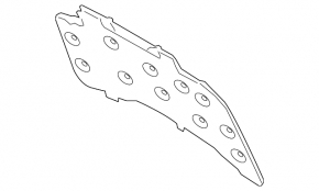 Ford Fusion mk5 13-16 bonnet insulation type 2