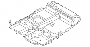 Ford Transit Connect MK2 13-16 Black Floor Cover