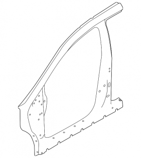 Body pillar central left Nissan Murano z52 19-