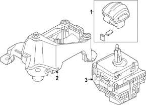 Gearbox shifter Mazda CX-90 24-26