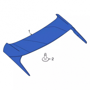 Tailgate spoiler Ford Mustang Mach-E 21-23