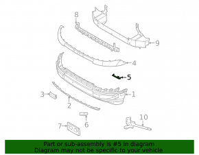 Front Bumper Mount Left Ford Bronco Sport 21-25