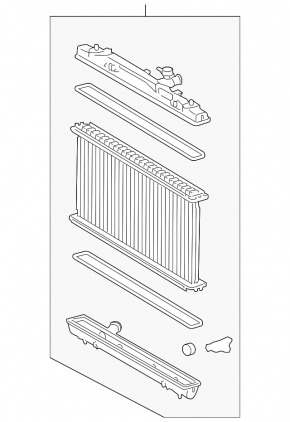 Lexus ES350 13-18 Water Cooling Radiator