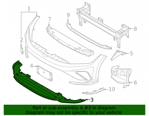 Front Bumper Guard for VW Jetta 25-26