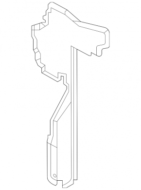 Right radiator deflector for Nissan Rogue 24-26 1.5T us built