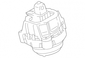 Left engine mount BMW 3 G20 21-25 2.0T RWD