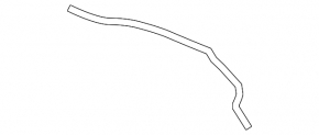 Mercedes W221 rear hood seal
