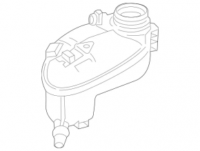 Mercedes CLA 250 14-19 Coolant Expansion Tank Without Cap