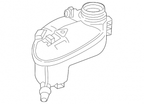 Mercedes GLA 14-20 Cooling Expansion Tank Without Cap