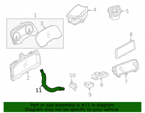 Nissan Murano z52 15-24V Front Panel Light Sensor