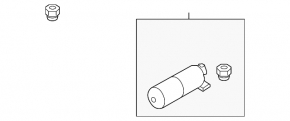Air suspension receiver left Volvo XC60 18-23