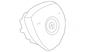 Airbag in steering wheel driver BMW X5 E70 07-13 black, M Sport