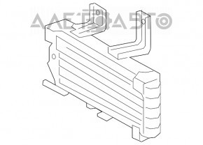 Radiator cooling automatic transmission oil Lexus RX450h 16-19