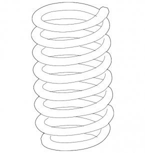 Rear left spring BMW 5 G30 17-20 2.0T, 3.0T, 530e hybrid AWD