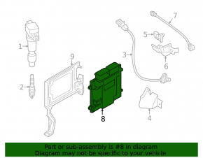 ECU block engine computer Hyundai Sonata 17-19 2.4