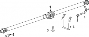 Driveshaft driveshaft Honda CRV 23- 1.5T