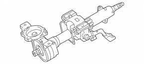 Steering column with EPS Toyota Camry v50 12-14 usa