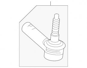 Right steering tip Toyota bZ4X 23-26 FWD