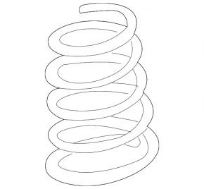 Front left spring for Toyota Solara 2.4 04-08