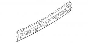 Rear bumper central mount BMW 4 G22 G26 21-25 Without m sport design