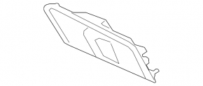 BMW X7 G07 19-25 inner rear left door handle