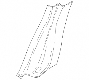 Rear pillar trim right BMW X1 F48 16-22 black