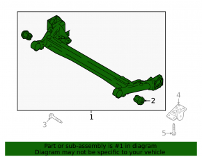Rear beam Hyundai Kona 18-23 FWD