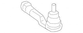 Left tie rod end for Hyundai Accent 18-23