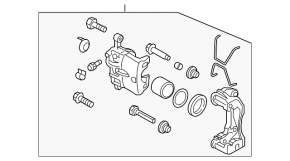 Front left support Hyundai Elantra AD 17-20