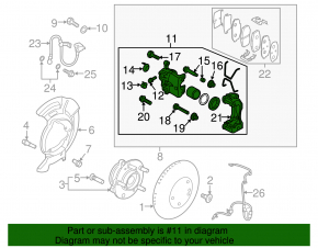Front left support Hyundai Elantra AD 17-20