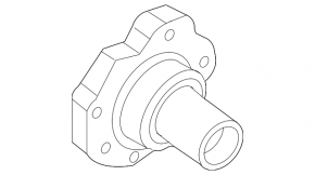 Rear left hub bracket VW Beetle 12-16 with bolt
