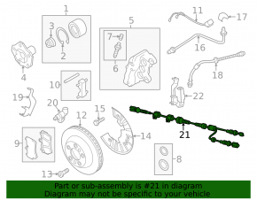 ABS sensor wire front right VW Touareg 11-17