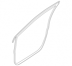 Front right door seal Nissan Sentra 13-19