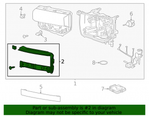 Left headlight frame for Toyota Land Cruiser 24-26