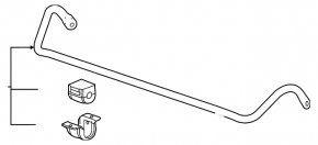 Cadillac ATS 13-19 front stabilizer bar, 23.5mm