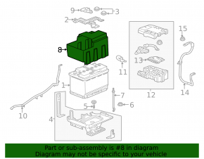 Battery Housing GMC Terrain 18-