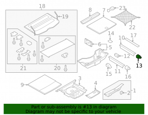 Towbar bracket right Audi Q5 8R 13-17