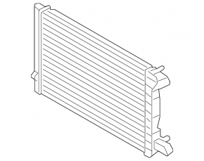 Water cooling radiator Porsche Cayenne 19-26 2.9, 3.0